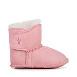 EMU Australia Kids Baby Bootie Winter Real Sheepskin Boots in Baby Pink Size 18M+ EMU Boots