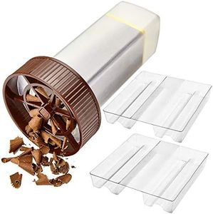 O'Creme - Chocolate Shaver - Rotary Hand Held Grater and Slicer Device to Make Professional Gourmet Quality Chocolate Shavings - Premium Baking Gadgets for Personal and Commercial Kitchen Use