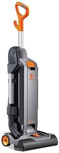 Hoover Commercial HushTone Upright Vacuum Cleaner, 15 inches with Intellibelt, for Carpet and Hard Floors, CH54115, Gray