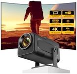 LYNCAST Projector Mini Vision Beamer, Proyecytor, 1080P Support