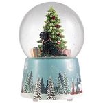 Septwonder Dog Snow Globes Black Labrador Globe Pet Life Snowglobe Christmas Edition, MG-19037