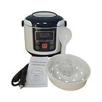 Gralara Rice Cooker for Car Electric Rice Cooker Multi Use Camping with Steaming Tray 2L Auto Quick Cooking Electric Rice Cooker, 12V for Cars