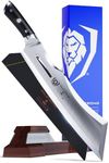 Dalstrong Heavy Duty Butcher Breaking Knife-14 Gift Cleaver Knife-Gladiator Series- The 'Annihilator'-High Carbon Steel-Razor Sharp-G10 Handle-w/Stand & Sheath-NSF Certified