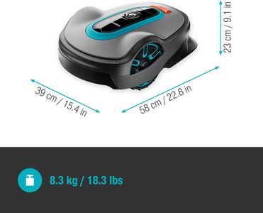 Gardena SILENO Life Robot Lawn Mower – 1000m² Automatic Cutting