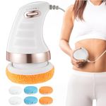 Coikes Body Sculpting Machine Handheld Cellulite Massag Cellulite Remover Electric with 6 Washable Pads Electric Body Massager Machine for Belly Waist Arms Legs Buttocks Gift for Friends and Family