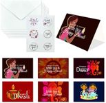 YIAJIA Diwali Cards Multipack with 