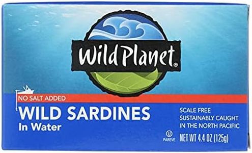 Wild Planet Wild Sardines in Water, 4.375 Ounce - 12 per case.