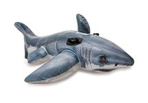 Intex Great White Shark Ride-On, 68" X 42", for Ages 3+