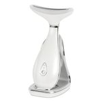 VRAIKO LILY Neck Face Massager, Skin Rejuvenation Beauty Massager, 3-IN-1 At-home Facial Spa Tool, Lifting, Toning and Tightening for a Radiant Appearance (White)