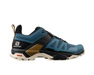 Salomon Mens X Ultra 4 Mallard Blue/Bleached Sand/Bronze Brown Hiking Shoe - 8 UK (L41453000)