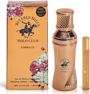 Beverly Hills Polo Club Sexy EMBRACE - Cologne for Women with Notes Rose, Mandarin Pink Pepper & Patchouli,Fresh & Floral Fragrance Scent - Eau De Toilette Spray 3.40fl.oz/100ml (Packaging May Vary)