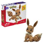 MEGA Pokémon Building Toys Set Jumbo Eevee with 824 Pieces, Articulated and Poseable, 11 Inches Tall, for Kids