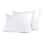 Sleep Restoration Pillows for Bed – Queen Size Set of 2, Premium Quality Gel Fibre Filled, Cotton, Cooling Pillow 2 Pack for Luxury Down-Alternative Comfort @ M&A STYLES