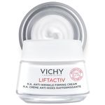 Vichy Liftactiv Fragrance-Free Cream, Daily Face Moisturizer for Women with Hyaluronic Acid and Rhamnose. Safe for All Skin Types, even Sensitive Skin, Dermatologist Recommended. 50ml