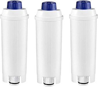 OHFULLS Coffee Machine Filter Compatible with Delonghi Filter DLSC002 with Activated Carbon Softener, Water Filter Compatible with De'Longhi ECAM, Esam, ETAM, BCO, EC. (Pack of 3)