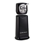 Hamilton Beach FlexCut 2-in-1 Cordless & Rechargeable Electric Automatic, Easily Opens All Standard-Size and Pop-Top Cans,Extra Tall, Black and Chrome (76611F)