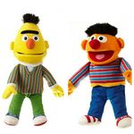 Sesame Street - plush figures in Set of 2 Ernie & Bert Soft Toy