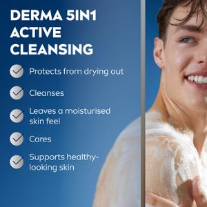 NIVEA MEN Protect & Care Shower Gel 250ml – Hydrating Body Wash