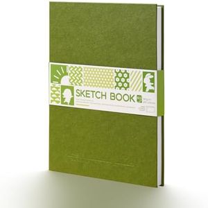 Arrtx A4 Sketchbook, Lay Flat Hardcover Sketch Book(120 Pages) 180GSM/90lb, Acid-Free Art Sketchbook for Artist, Students and Beginners