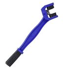 E-COSMOS Universal Motorcycle/Cycle Chain Cleaner Brush for Bikes (Blue)