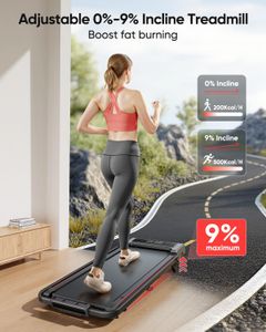 TOPUTURE 4-in-1 Folding Treadmill – Compact Home Fitness Machine