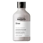 L’Oréal Professionnel Shampoo, For Grey, White or Light Blonde Hair, Serie Expert Silver, 300 ml