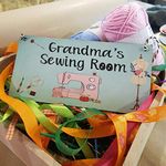 Sewing Room Sign Personalised plaque Gift for Her Gift For Him Sewing Machine