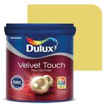 Dulux Velvet Touch Pearl GLO Interior Emulsion Paint | Luxurious Soft-Sheen Finish | Highly Durable & Washable | Rich, Intense, Smooth Colors (Zesty, 4 Liters)