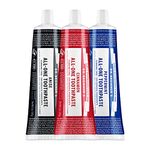 Dr. Bronner’s - All-One Toothpaste (3-Pack Variety) 140g Peppermint, Cinnamon, Anise - 70% Organic Ingredients, Natural and Effective, Fluoride-Free, SLS-Free, Helps Freshen Breath, Reduce Plaque