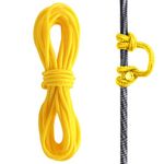 Archerest Bow String D Loop, 10 ft. D Release Nocking Loop Rope for Compound Bowstring Archery (Yellow)