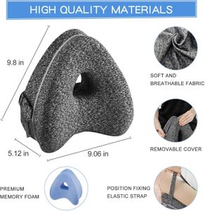 BEAUTRIP Memory Foam Leg Pillow – Orthopedic Support Cushion