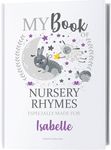 Nursery Rhymes Book Personalised for Baby Boys Girls Aged 0-4 Years, Customised Christening keepsake Gifts, Birthdays, Naming Days & Baptism