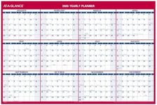 AT-A-GLANCE 2025 Erasable Calendar,