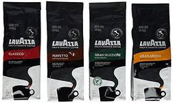 Lavazza Perfetto Ground Coffee Blend, Dark Roast, Non-GMO, 100% Arabica with Full-Bodied Taste, 1 Pack