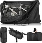 Bike Travel Bag, Upgraded 900D Heavy Duty MTB with Strong Webbing, Portable Folding 26-29 inch Bicycle Bags Bike Box Case, Transport Bicycle Storage Carry Bag Waterproof for Airplane Shipping