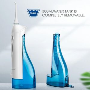 Hangsun Cordless Water Flosser – Portable Oral Irrigator, Blue