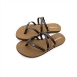 Volcom Women's Easy Breezy Ii Flip Flop Sandals, Brown - New, 5 UK