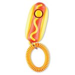 Brightkins Dog Clicker Hot Dog - Dog Training Clicker for All Breeds, Perfect for Dog Training and Obedience Games