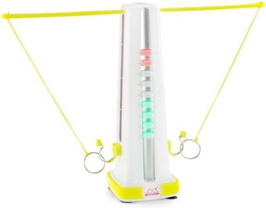 BEST LEARNING Ring Toss Tower – 3-in-1 Interactive Game for Kids 3+, Fun Skill-Based Toss, Light Catcher & Bounce Game, Lights & Sounds for Reflex & Motor Skills, Great Gift for Boys & Girls