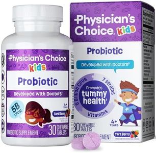 Physician's CHOICE Probiotics for Kids - 7 Diverse Strains, Organic Prebiotics, Vitamins & Minerals - Clinically Studied L. Rhamnosus GG - Immune & Digestive Support - No Sugar or Artificial Dyes