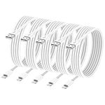 5pack 10 ft iPhone Charger Long Cor