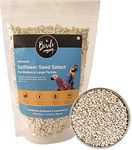 The Birds Company Premium Safflower Seed (Kusum dana) Select, Fortified with Spirulina, Bird Food for Conures, Lovebirds, Cockatiels, African Grey, Macaws, Cockatoo, 450 g