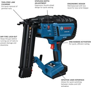 Bosch 18V Brushless Cordless Nailer – Lightweight Power Tool