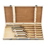 Draper 58697 HSS Woodturning Chisel Set, 6 Pieces , Blue