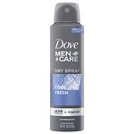 Dove Men Plus Care Dry Spray Antiperspirant Deodorant, Cool Fresh, 3.8 Ounce