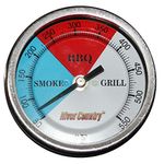 5" River Country (RC-T5L) Adjustable BBQ Grill Thermometer 50 to 550 F (Long Stem)