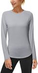 Roadbox Women's Long Sleeve UV Sun Shirts UPF 50+ Workout Swim Rash Guard Tops