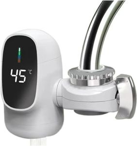 Lipzie [𝟏𝟓 𝐘𝐄𝐀𝐑𝐒 𝐖𝐀𝐑𝐑𝐀𝐍𝐓𝐘] Instant Hot & Cold Electric Water Heater Faucet – 3000W Fast Heating Tap with LCD Display, 30℃-60℃ Adjustable Temperature Control for Kitchen & Bathroom