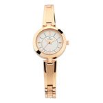 Titan Quartz Analog Silver Dial Metal Strap Watch for Women-NS2598WM01