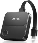 Unitek Hdmi Wireless Display Dongle Adapter - 5G Screen Mirroring Receiver TV Casting Device Screen Mirroring Adapter/4K Hdmi Extender for Streaming Video to Monitor from Mac iOS Android Windows-Black
